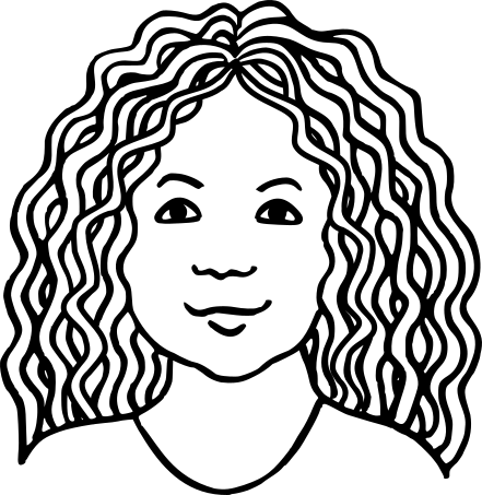 Kids face illustration
